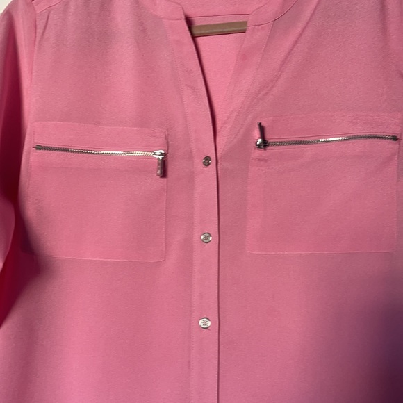 Calvin Klein pink with silver buttons size Med - Picture 2 of 8